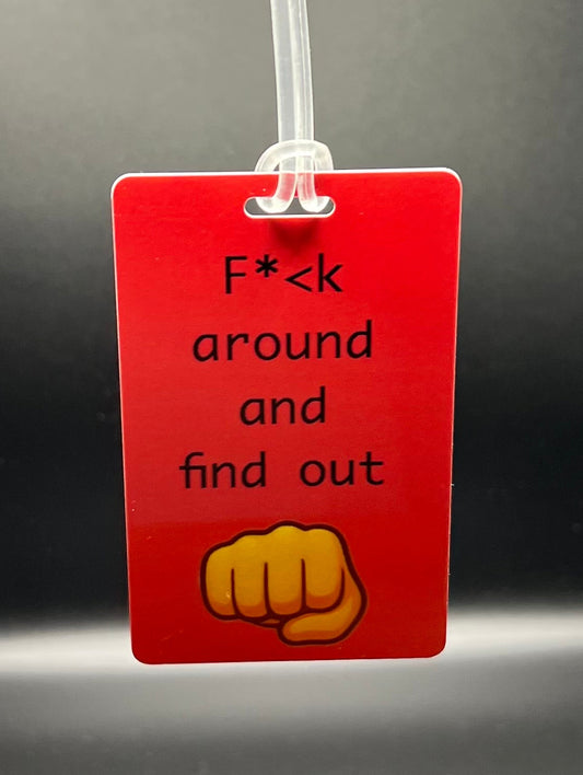 FAFO Luggage Tag