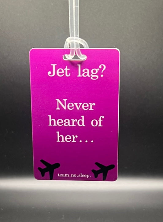 Jet Lag Luggage Tag