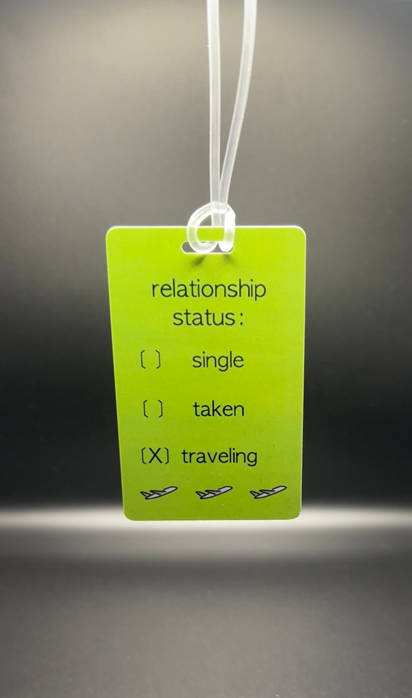 Relationship Status Luggage Tag