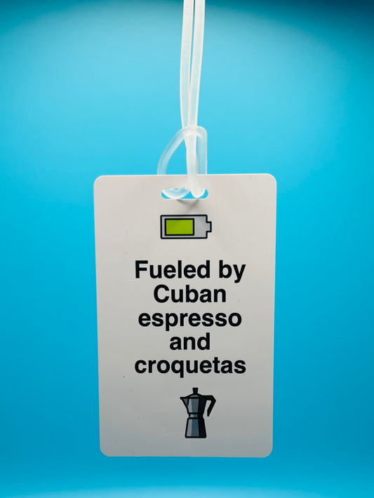 Cuban Espresso Luggage Tag