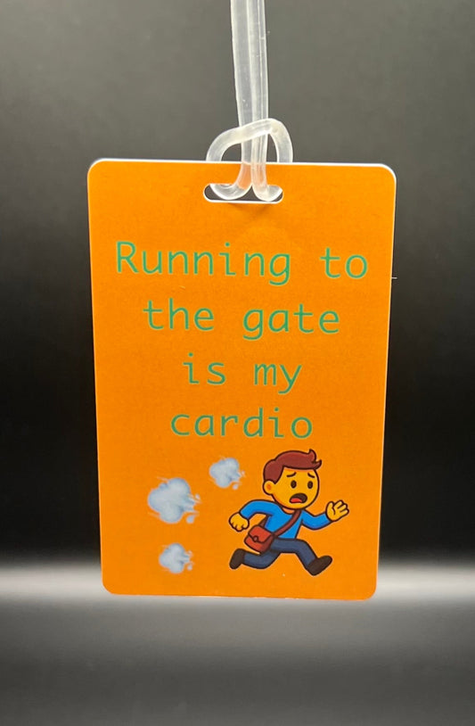 Cardio Luggage Tag