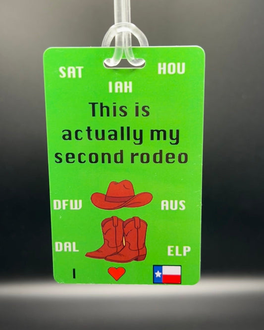 Rodeo Luggage Tag
