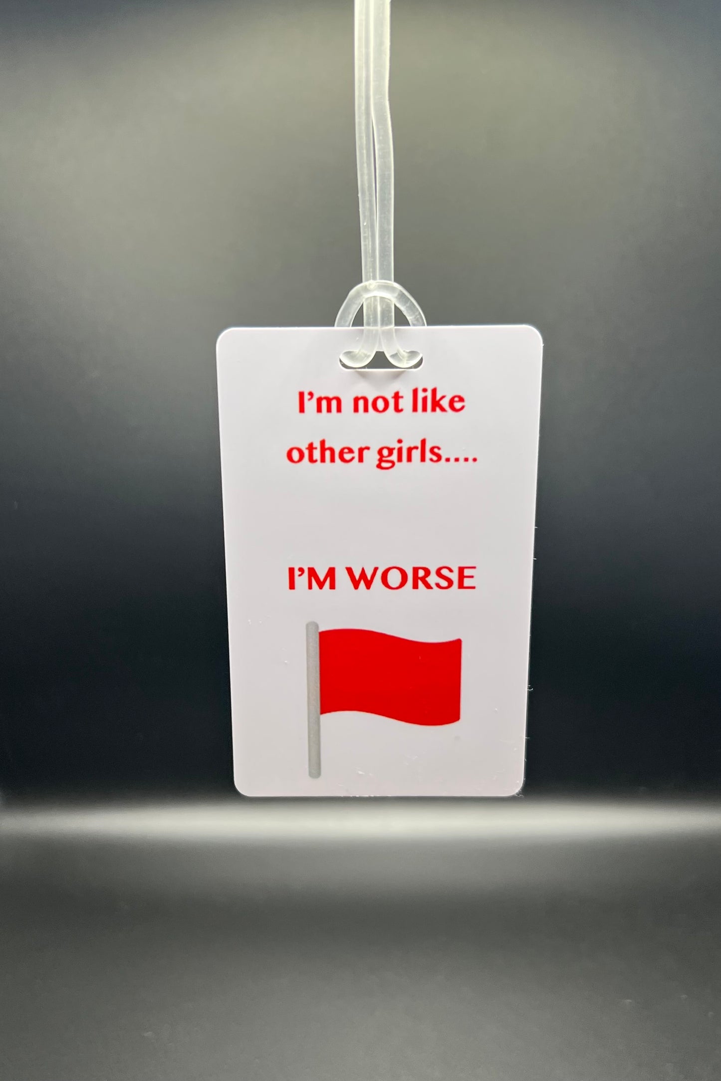 Red Flag Luggage Tag