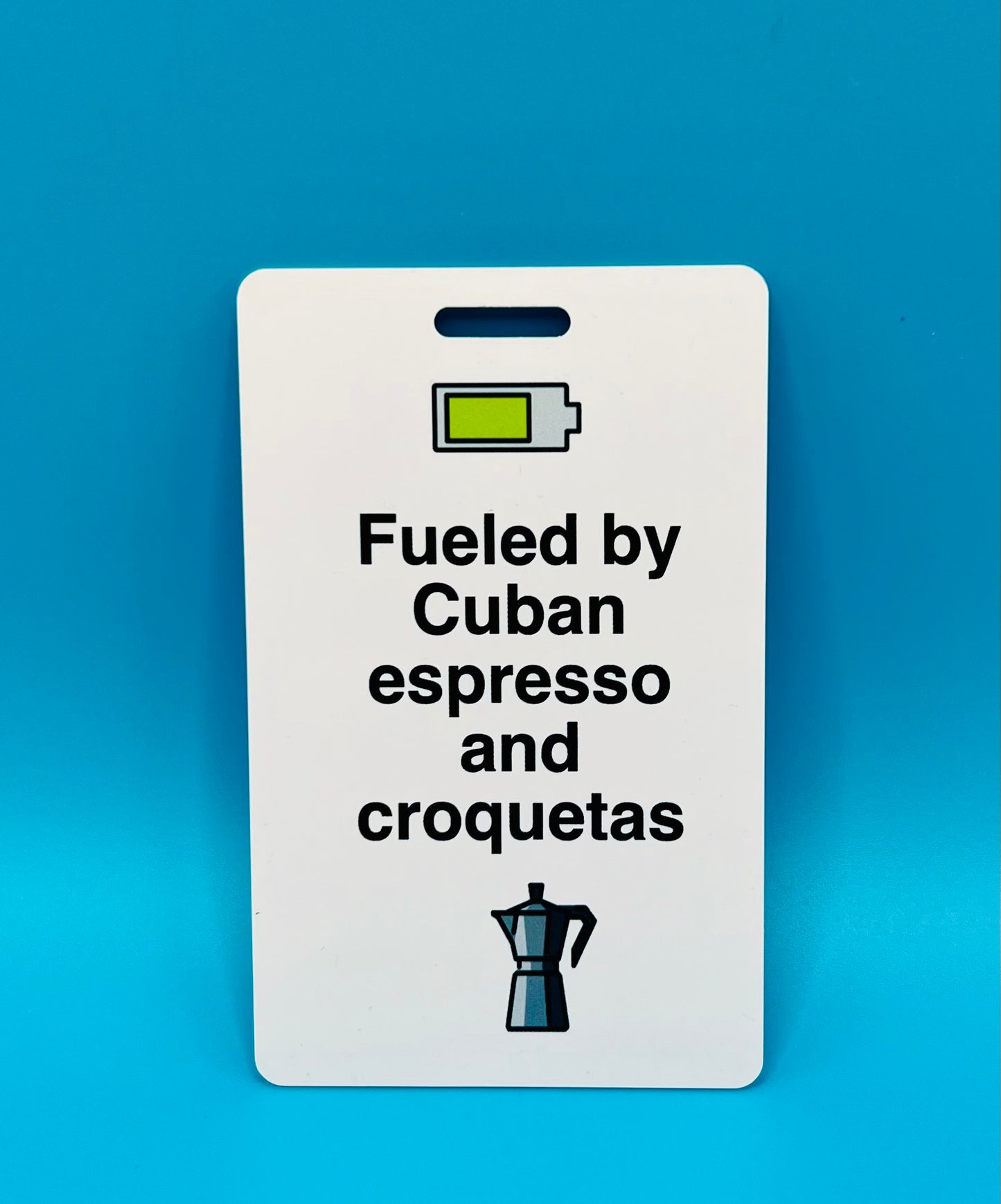 Cuban Espresso Luggage Tag