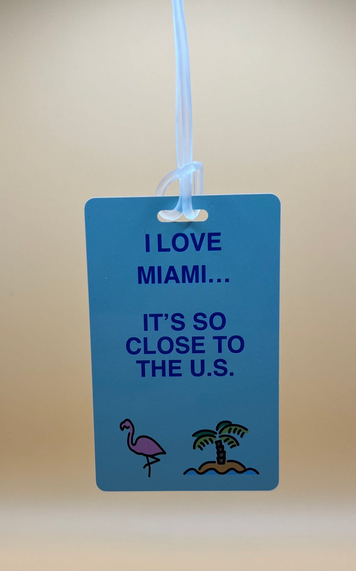 I love Miami Luggage Tag
