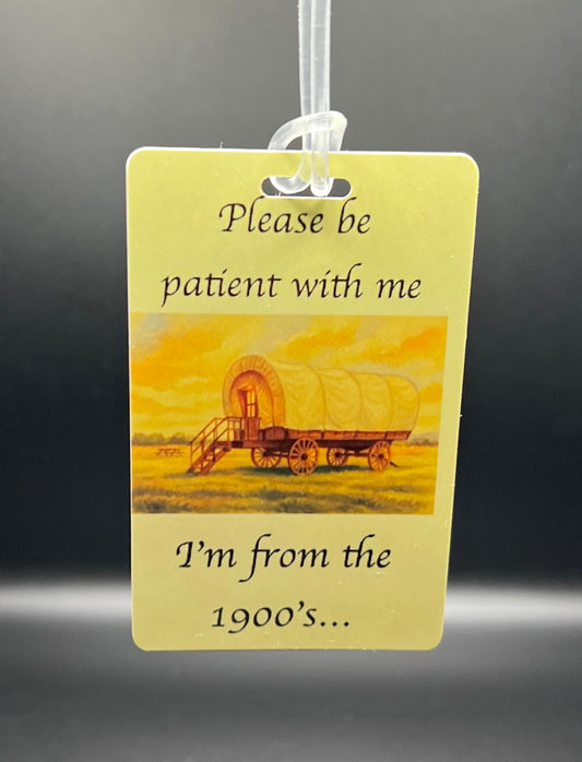 1900’s luggage tag
