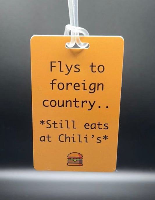 Chili’s Luggage Tag