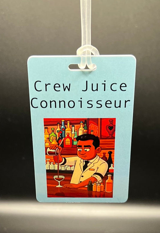 Crew Juice Luggage Tag