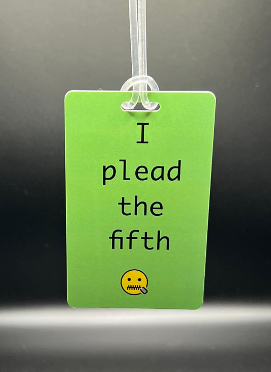 The fifth luggage tag
