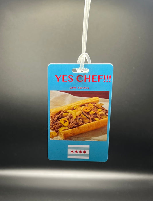 YES CHEF luggage tag